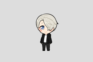 Viktor Nikiforov Shimeji featured image – free desktop pet from Yuri!!! on Ice