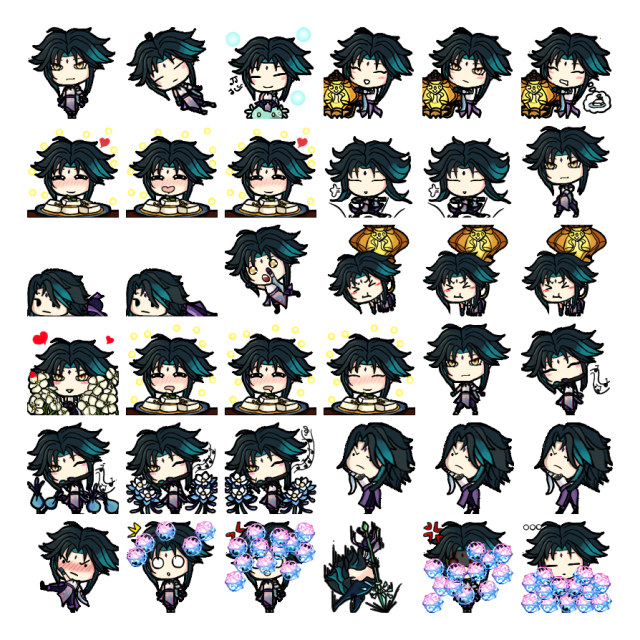 Xiao Shimeji Sprite Preview