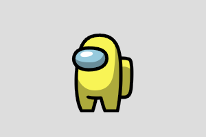 Yellow Shimeji featured image – free desktop pet from Among Us