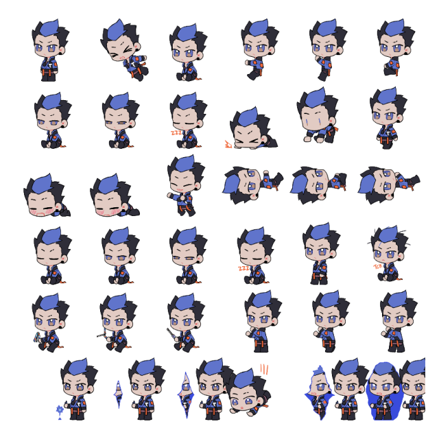 Yoru Shimeji Sprite Preview