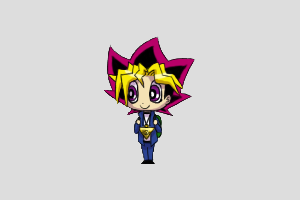 Yugi Shimeji featured image – free desktop pet from Yu-Gi-Oh!
