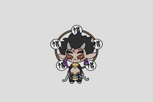 Zoe Hakuten Shimeji featured image – free desktop pet from Kimetsu no Yaiba, Demon Slayer