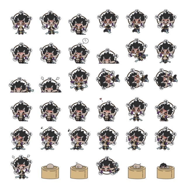 Zoe Hakuten Shimeji Sprite Preview