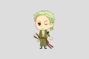 Zoro Shimeji featured image – free desktop pet from One Piece