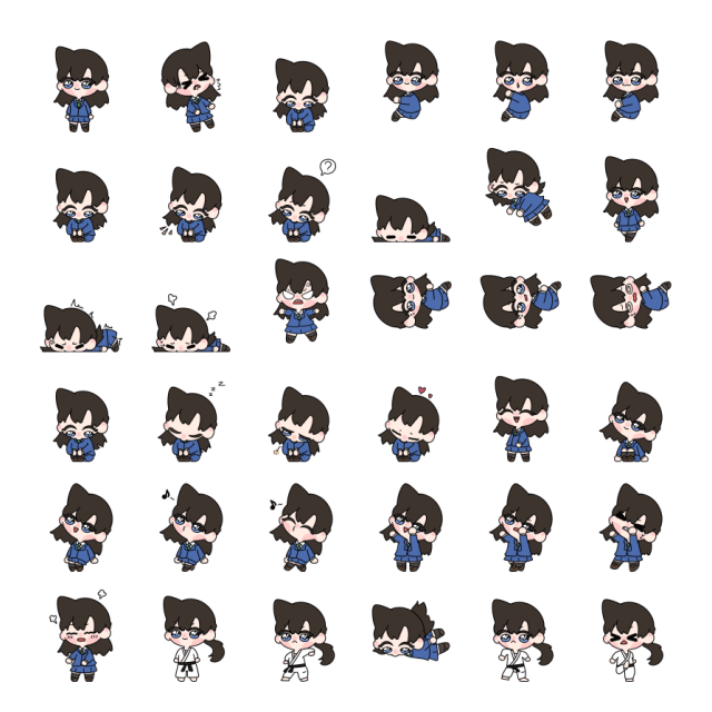 Ran Mouri Shimeji Sprite Preview