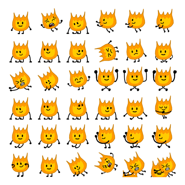 Firey Shimeji Sprite Preview