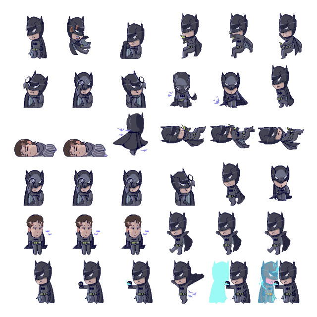 Batman Shimeji Sprite Preview