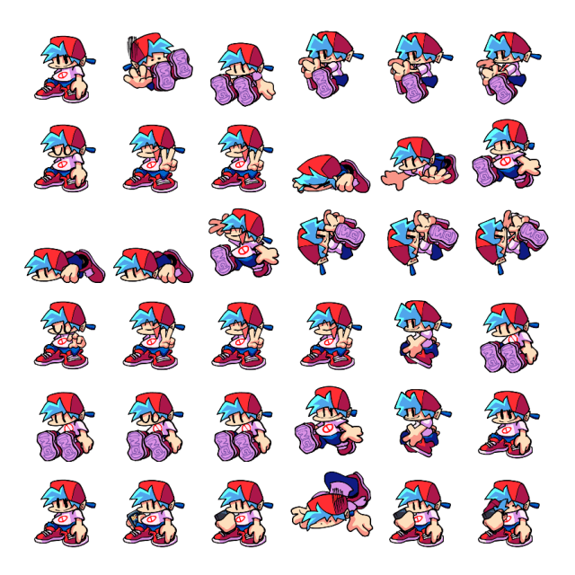 Boyfriend Shimeji Sprite Preview