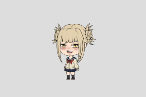 Himiko Toga Shimeji featured image – free desktop pet from My Hero Academia, Boku no Hero Academia, MHA