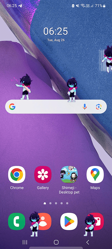 Kris Shimeji on Mobile