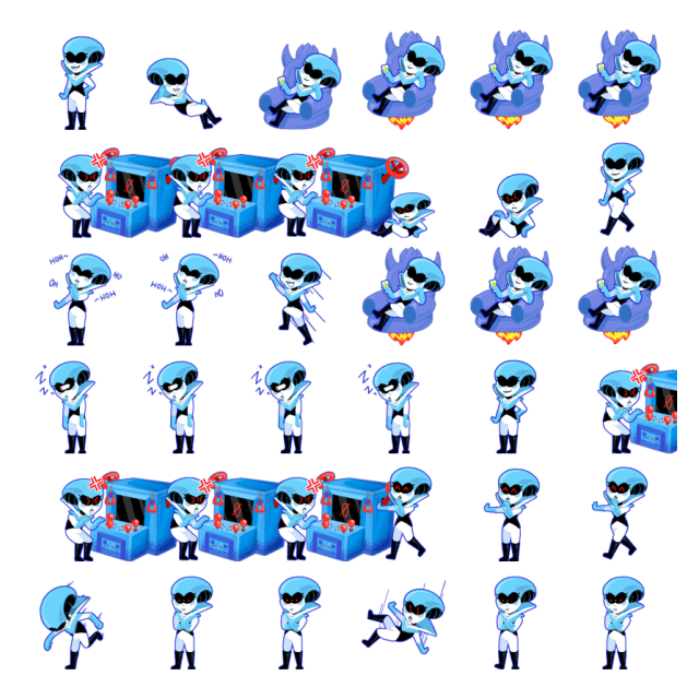 Queen Shimeji Sprite Preview