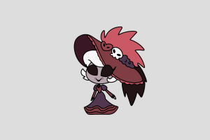 Rosie Shimeji featured image – free desktop pet from Hazbin Hotel, Hellaverse