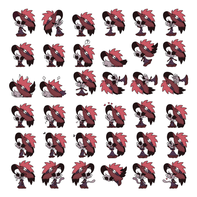 Rosie Shimeji Sprite Preview