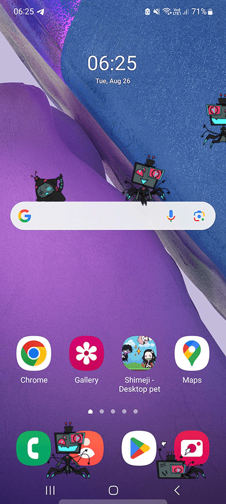 Vox (Demon Form) Shimeji on Mobile