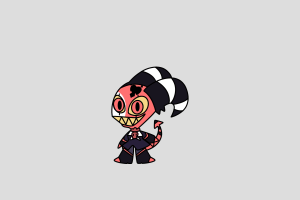 Blitzo Buckzo Shimeji featured image – free desktop pet from Hazbin Hotel, Hellaverse, Helluva Boss