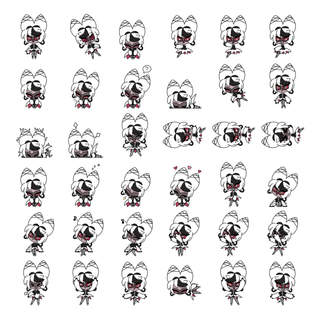 Carmilla Carmine Shimeji Sprite Preview