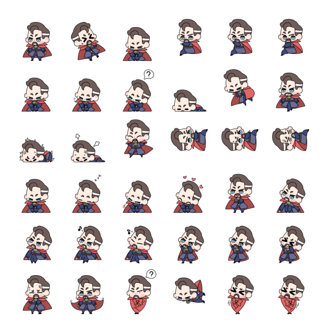 Doctor Strange Shimeji Sprite Preview