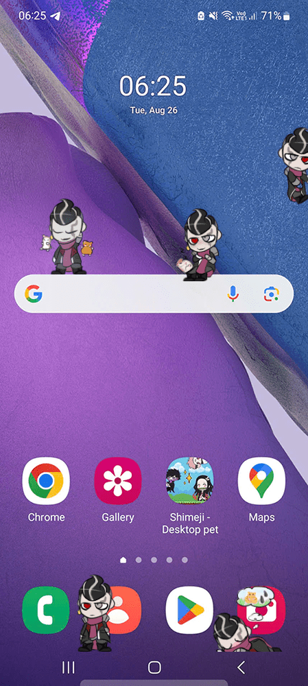 Gundham Tanaka Shimeji on Mobile