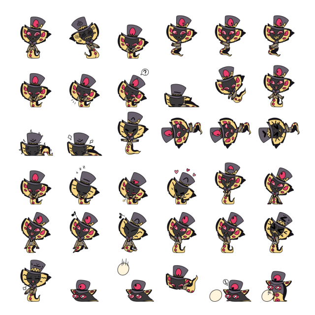 Sir Pentious Shimeji Sprite Preview