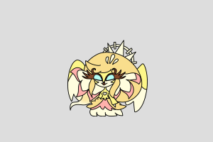 Speaker of God Shimeji featured image – free desktop pet from Hazbin Hotel, Hellaverse, Helluva Boss