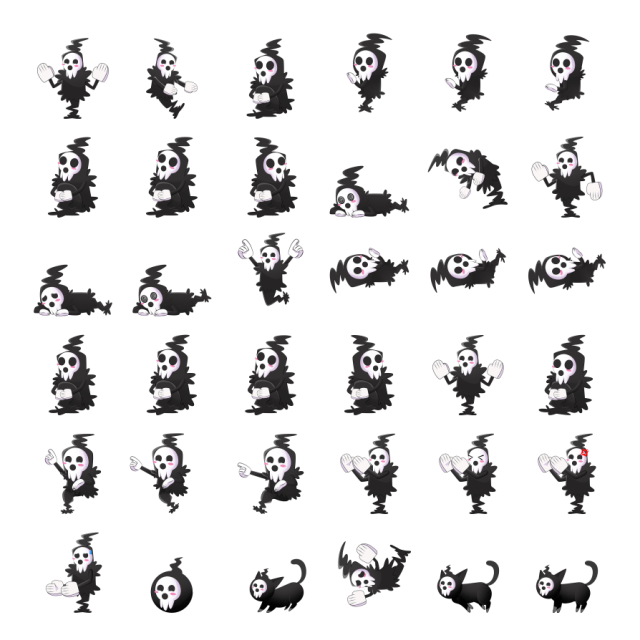 Lord Death Shimeji Sprite Preview