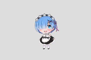 Rem Shimeji featured image – free desktop pet from Re Zero