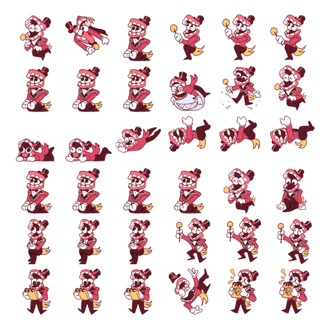 Caine Shimeji Sprite Preview