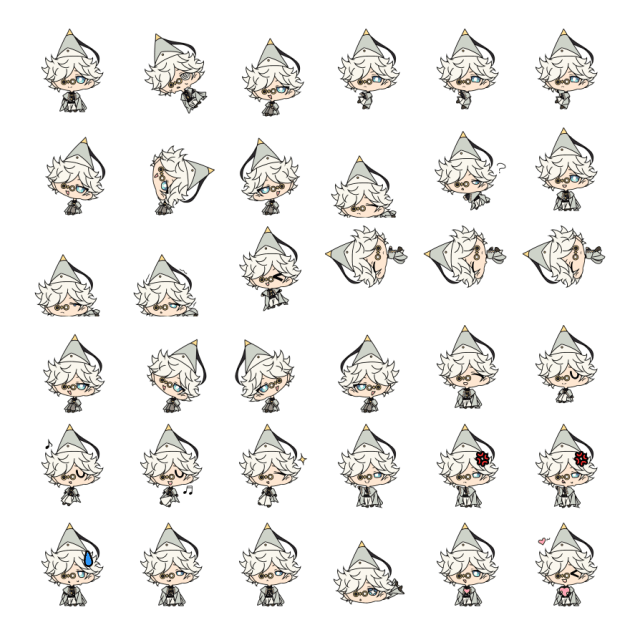 Qifrey Shimeji Sprite Preview