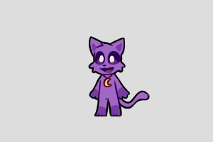 CatNap Shimeji featured image – free desktop pet from Poppy Playtime