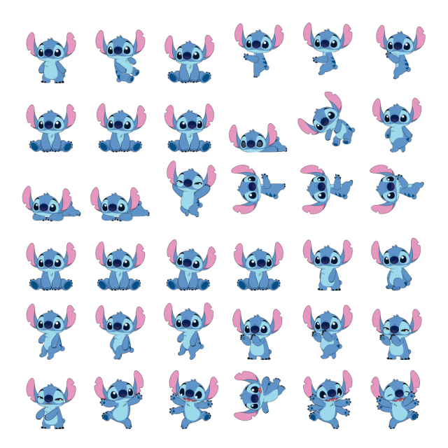Stitch Shimeji Sprite Preview