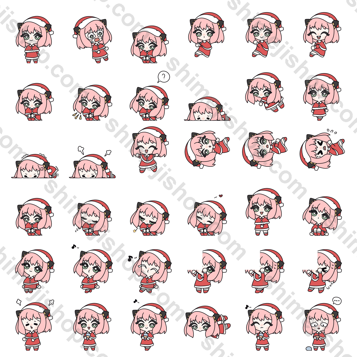 Anya Forger Christmas Shimeji Desktop Pet - Image 2