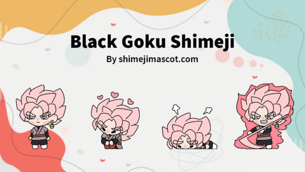 Black Goku しめじデスクトップペット - 画像 (4)