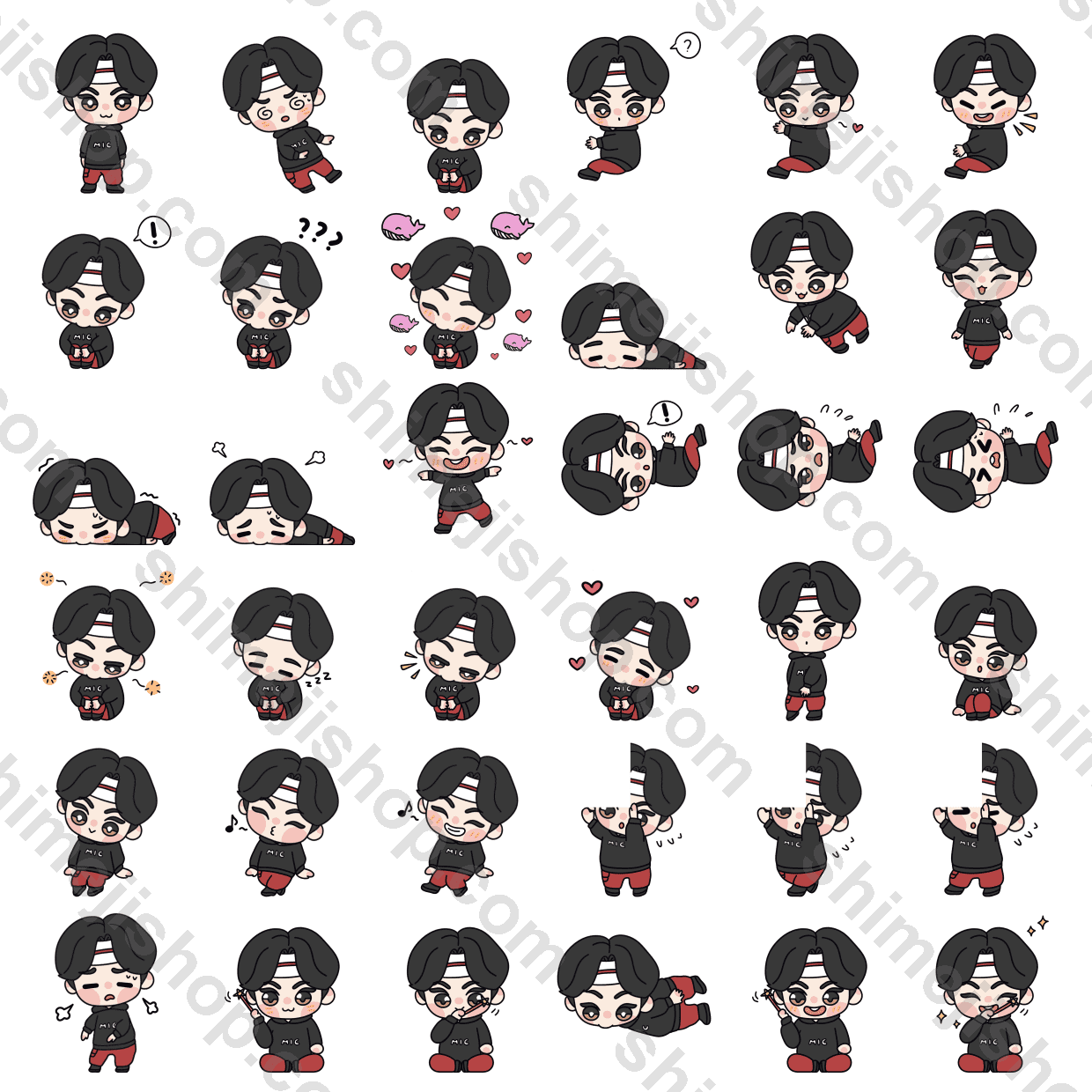 Jin - TinyTan Shimeji Desktop Pet - Image 2