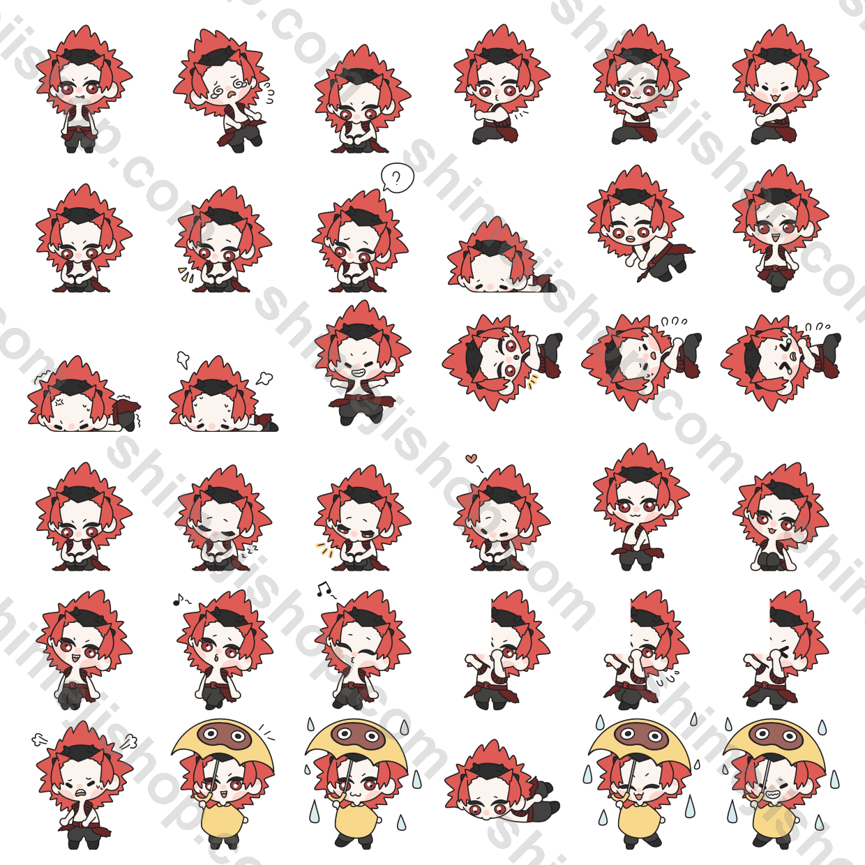 Kirishima Eijiro Shimeji Desktop Pet - Image 2