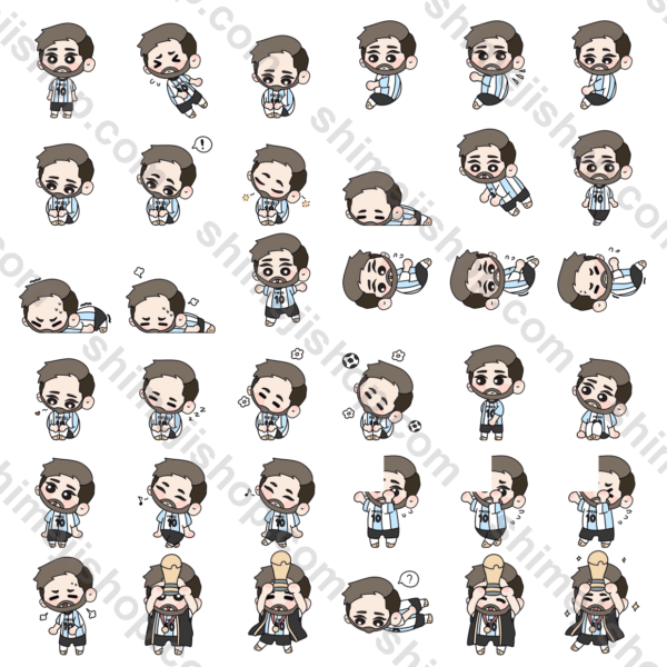 Lionel Messi Shimeji Desktop Pet - Image 2
