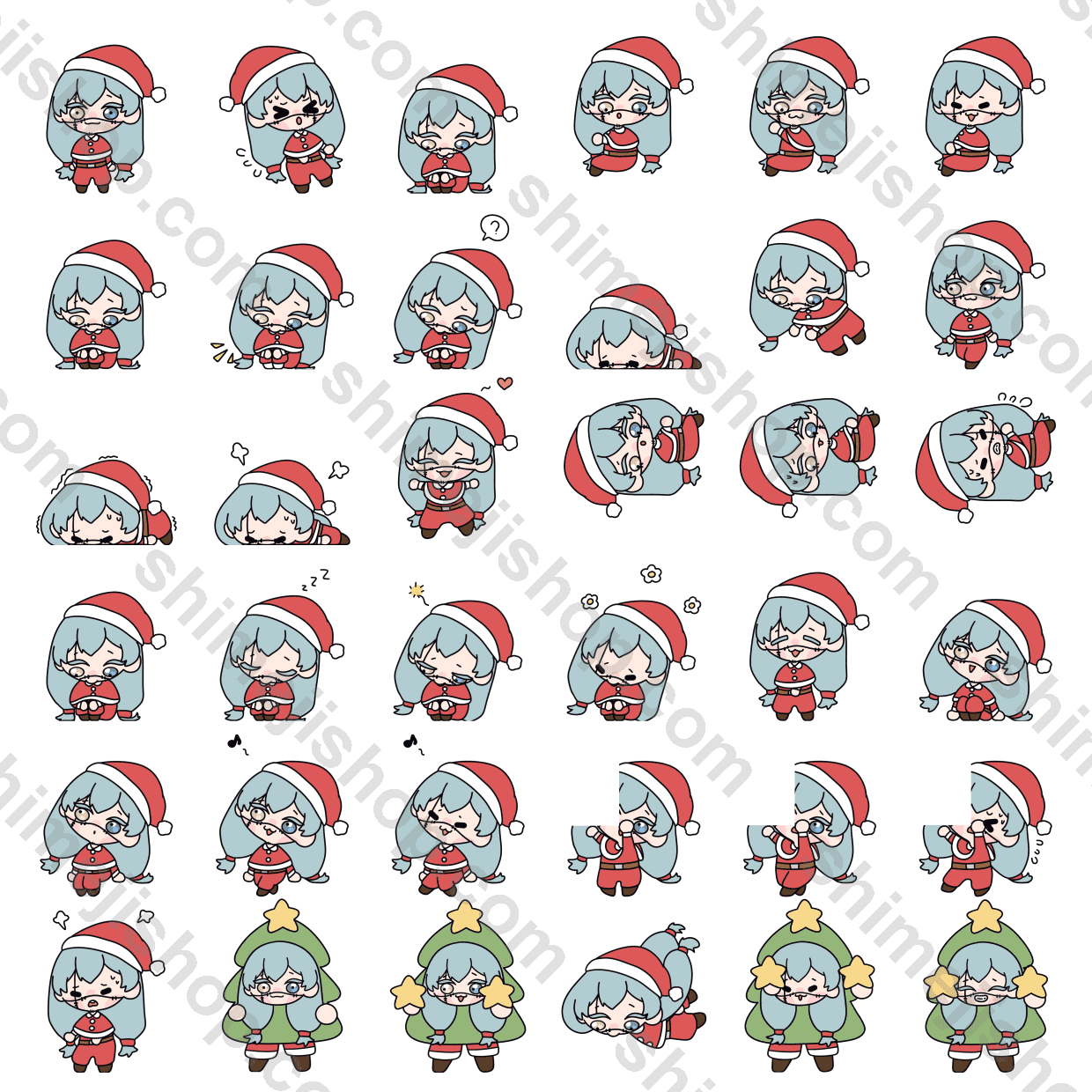 Mahito Christmas Shimeji Desktop Pet - Image 2