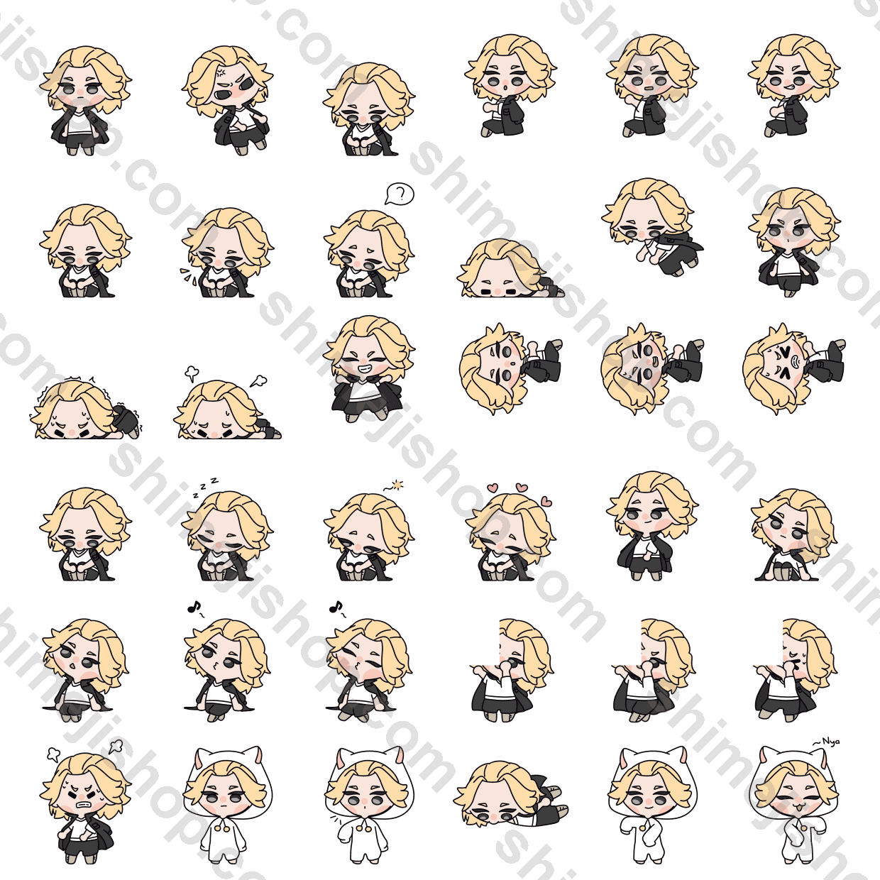 Manjiro Sano (Mikey) Shimeji Desktop Pet - Image 2