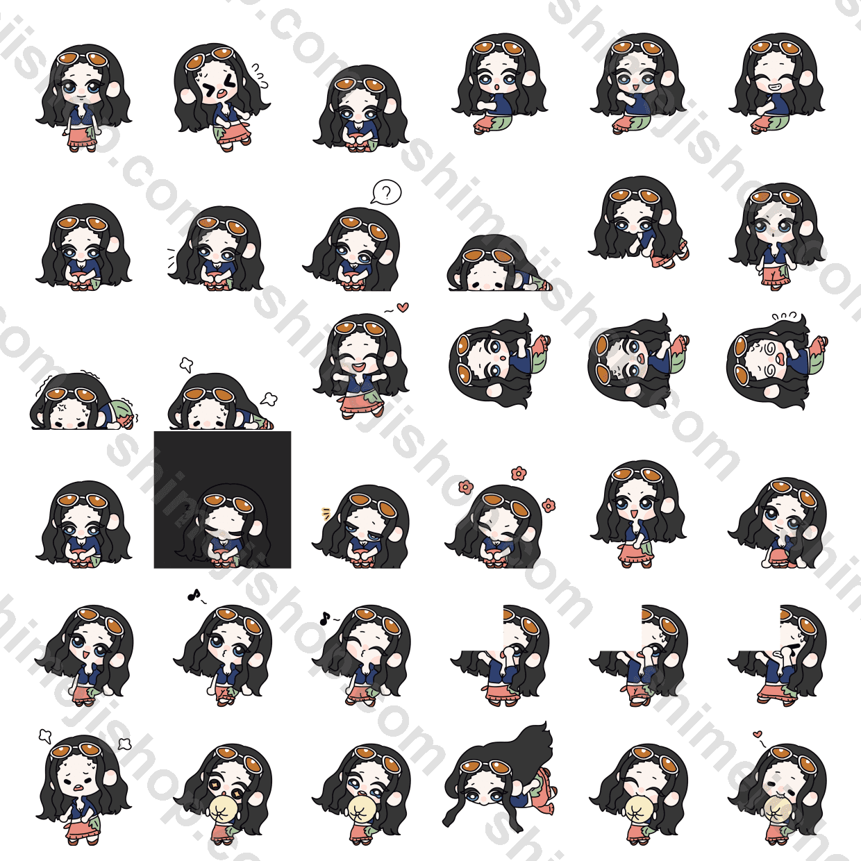 Nico Robin Shimeji Desktop Pet - Image 2