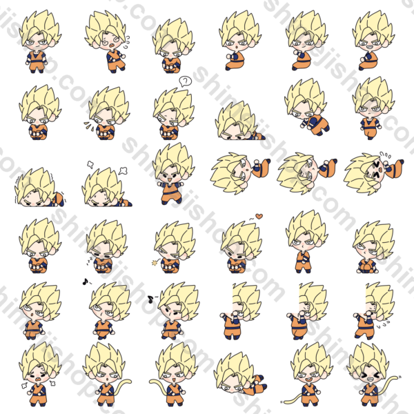 Son Goku Shimeji Desktop Pet - Image 2