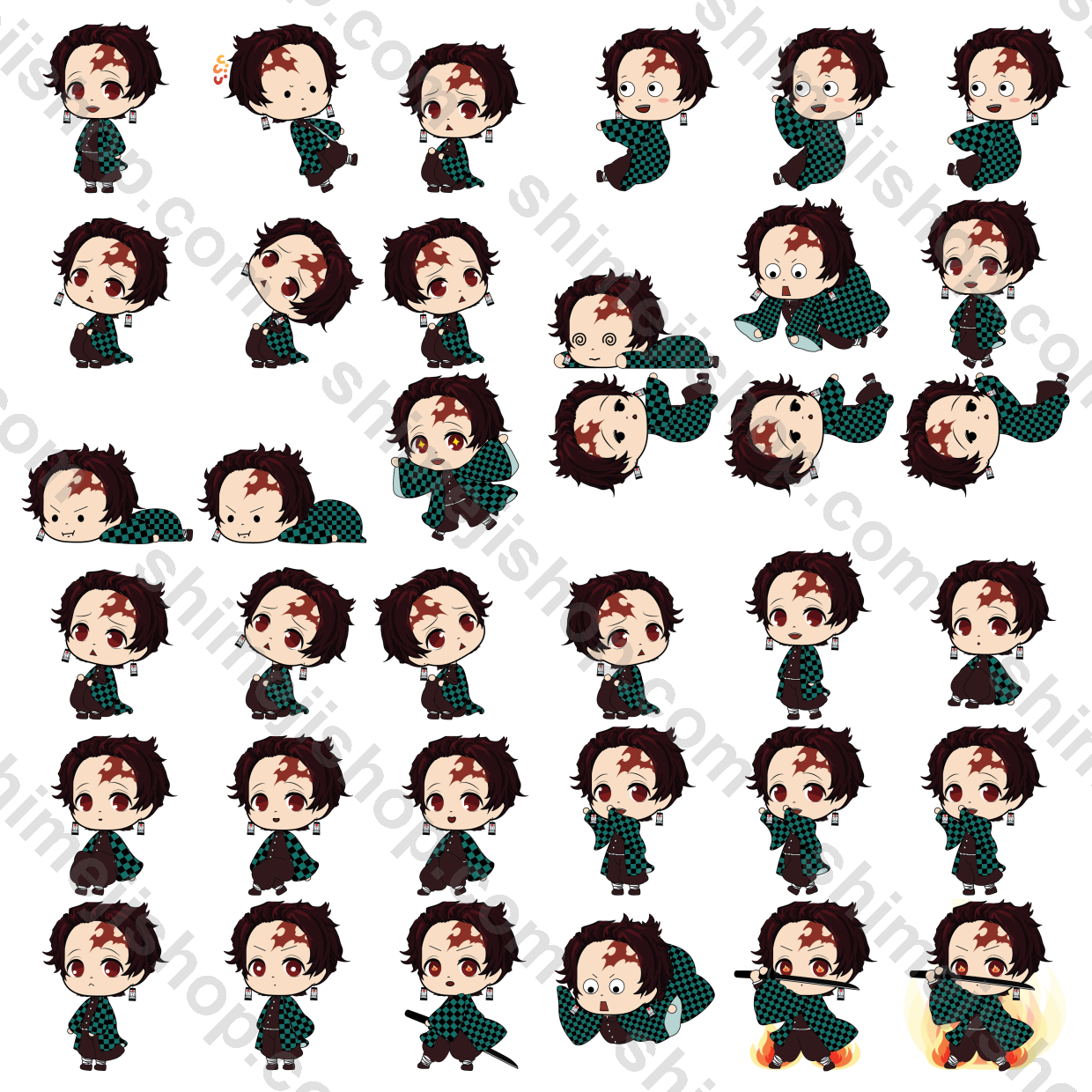 Tanjiro Kamado Shimeji Desktop Pet - Image 2