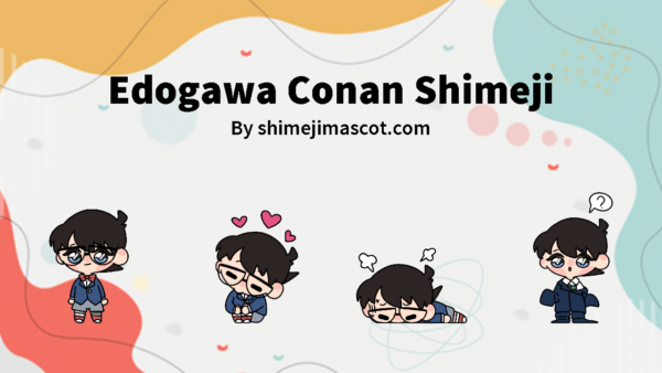 Edogawa Conan Shimeji Mascota de Escritorio - Imagen 4