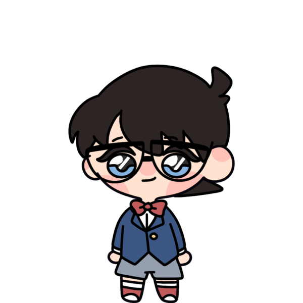 Edogawa Conan Shimeji Mascota de Escritorio