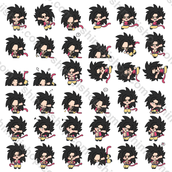 Son Goku SSJ4 Shimeji Mascota de Escritorio - Imagen 2