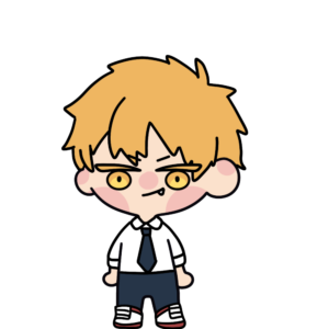 Denji Shimeji avatar cute sticker - first frame shime1.png - Chainsaw Man character