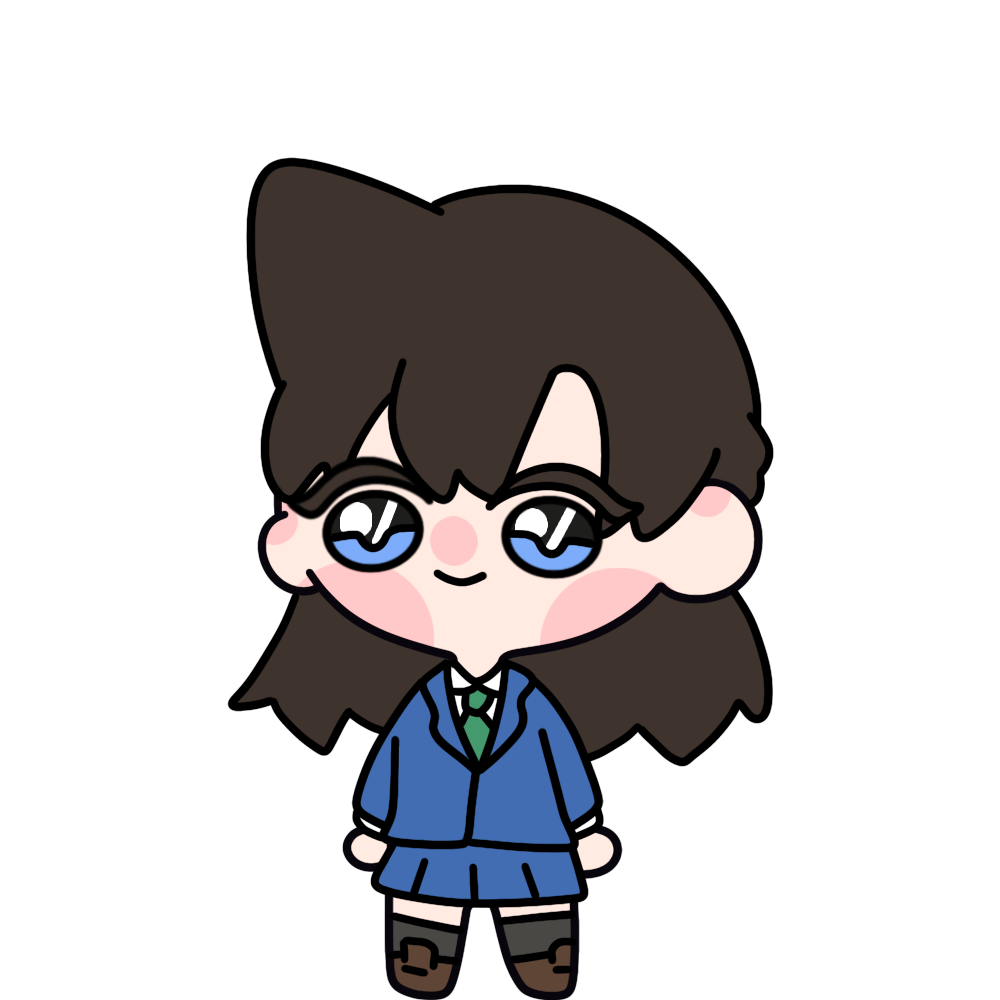 Ran Mouri Shimeji avatar cute sticker - first frame shime1.png - Detective Conan character