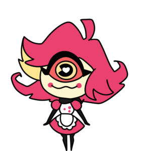 Niffty Shimeji avatar cute sticker - first frame shime1.png - Hazbin Hotel character