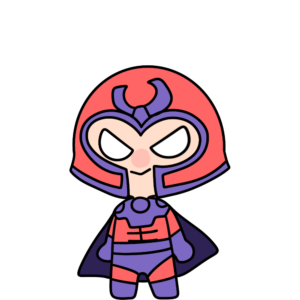 Magneto Shimeji avatar cute sticker - first frame shime1.png - Marvel character