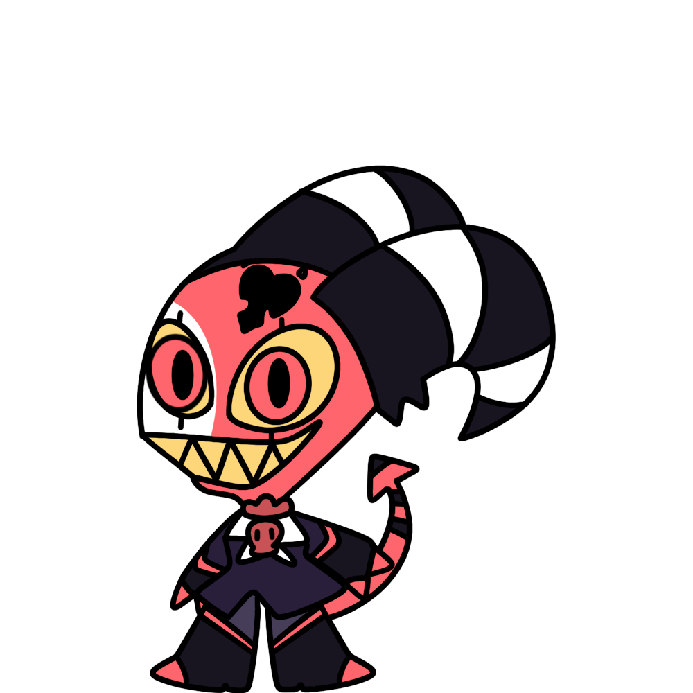 Blitzo Buckzo Shimeji avatar cute sticker - first frame shime1.png - Hazbin Hotel, Hellaverse, Helluva Boss character