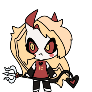 Charlie Shimeji avatar cute sticker - first frame shime1.png - Hazbin Hotel, Hellaverse, Helluva Boss character