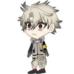 Rudo Surebrec Shimeji avatar cute sticker - first frame shime1.png - Gachiakuta character